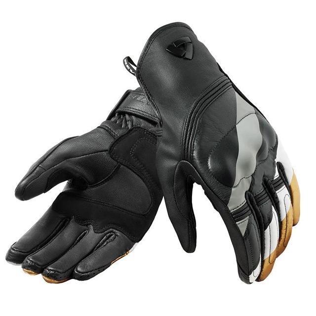 Gants REDHILL LADY REVIT noir ocre jaune MOTO AXXE FR Gants moto été