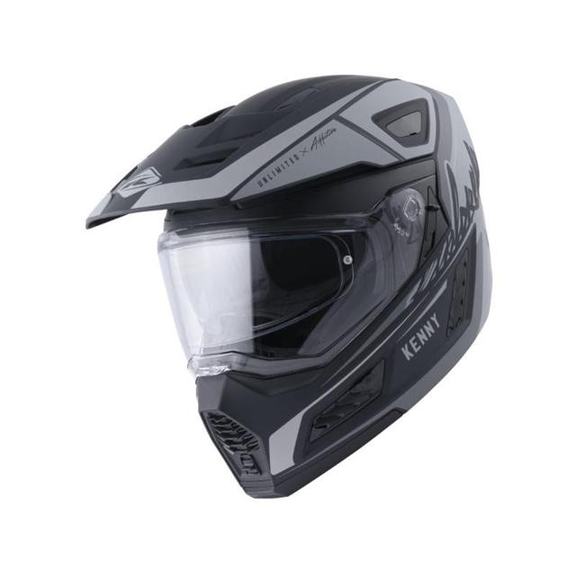 Casque Crossover Explorer Graphic Kenny Noir Mat Moto Axxe Fr Casque