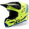 gris/jaune - ALPINESTARS Casque cross SUPERTECH M3 RADIUM KID