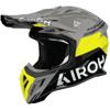 jaune/noir/gris - AIROH Casque cross AVIATOR ACE 2 ENGINE