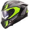 Gloss Grey H-V Yellow - LS2 Casque FF817 CHALLENGER II VIPER