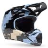 bleu/noir/sable - FOX Casque cross V1 DIGI IMAGE