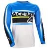 bleu/blanc/noir - ACERBIS Maillot cross MX LINEAR LUGO