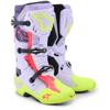 violet/rose/jaune fluo - ALPINESTARS Bottes cross TECH 10 SUPERVENTED