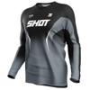 noir/gris - SHOT Maillot Cross Draw Clash