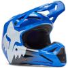 bleu/blanc/noir - FOX Casque cross V1 SHIELD
