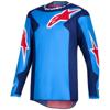 bleu/rouge - ALPINESTARS Maillot cross FLUID GRID