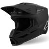 noir mate - ALPINESTARS Casque cross SUPERTECH SM3 SOLID