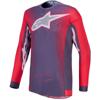 gris/rouge - ALPINESTARS Maillot Cross Supertech Hiten Afd