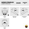FEARTHEYELLOWBEAR-stickers-reflechissants-casque-easy-replicatm-shark-spartan-gt-noir-image-133405388