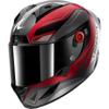 Carbon Red Silver - SHARK Casque AERON MEKARIUM