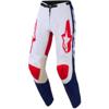 blanc/rouge/bleu - ALPINESTARS Pantalon Cross RACER RIWAY