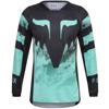 turquoise/noir - FOX Maillot cross 180 KAIROS JUNIOR