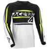 noir/blanc/jaune fluo - ACERBIS Maillot cross MX LINEAR LUGO
