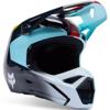 bleu/noir/blanc/rouge - FOX Casque cross V1 ELEVATED JUNIOR