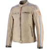 BEIGE Orange-Bleu Ciel - HELSTONS Blouson CLUB MAN Cuir