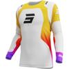 blanc/jaune/multicolore - SHOT Maillot cross CONTACT IONYX