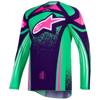 vert/violet/rose - ALPINESTARS Maillot cross TECHSTAR NOMUR