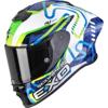 blanc-bleu-vert - SCORPION Casque EXO-R1 EVO II AIR CORNERING
