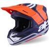 orange/bleu mate - ALPINESTARS Casque cross SUPERTECH SM7 CORE