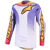 blanc/lilas/or/rose - ALPINESTARS Maillot Cross Fluid Drag
