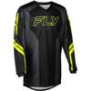noir/gris/jaune - FLY Maillot Cross Youth F-16 Raze