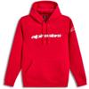 rouge/blanc - ALPINESTARS Sweat Race Wordmark