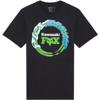 noir/vert - FOX Tee-shirt KAWASAKI