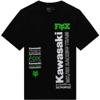 noir/vert/blanc - FOX Tee-shirt KAWASAKI 195 ORIGINAL