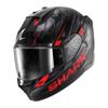 Black Anthracite Red - SHARK Casque D-Skwal 3 Inkrider Mat