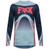bleu glace/corail - FOX Maillot Cross Flexair Arc
