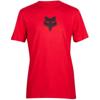 rouge - FOX Tee-shirt FOX HEAD PREMIUM