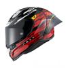 rouge/blanc/noir - NEXX Casque X.R3R GLITCH RACER