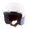blanc - HELSTONS Casque RACING OIL MOTUL