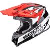 noir-blanc-rouge - SCORPION Casque cross VX-16 EVO AIR PATRIOT