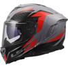 Gloss Grey Red - LS2 Casque FF818 STORM III DYNAMO