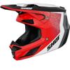 rouge/noir/blanc - SHOT Casque cross SPEED HYBRID