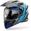 gris/noir/bleu - AIROH Casque Crossover Bandit Spicy