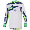 gris/vert/bleu - ALPINESTARS Maillot cross SUPERTECH VISTA