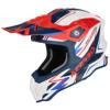 blanc/rouge/bleu - ACERBIS Casque cross AIRSTRIKE-X