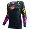 bleu/multicolore - SHOT Maillot Cross Contact Rac