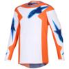 orange/blanc/bleu - ALPINESTARS Maillot cross FLUID GRID