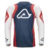 bleu marine/blanc/rouge - ACERBIS Pantalon Cross MX J-TRACK INC 2.0