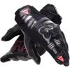 noir/rouge - DAINESE Gants REACTO CARBON SHORT