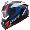 Gloss White Blue Red - LS2 Casque FF817 CHALLENGER II VIPER