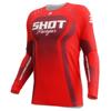 rouge - SHOT Maillot Cross Contact Stream
