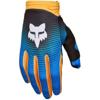 bleu/noir/orange - FOX Gants cross 180 COLLECT