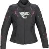 noir/gris/rose - BERING Blouson Textile Lady Thunder