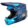bleu/or - SHOT Casque Cross Lite Volt