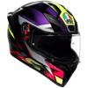 noir/violet/rose/jaune fluo - AGV Casque K1 S FASTLAP
